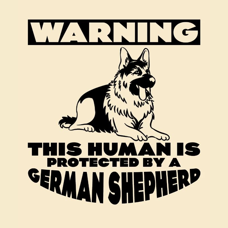 This human is protected by a German Shepherd 3