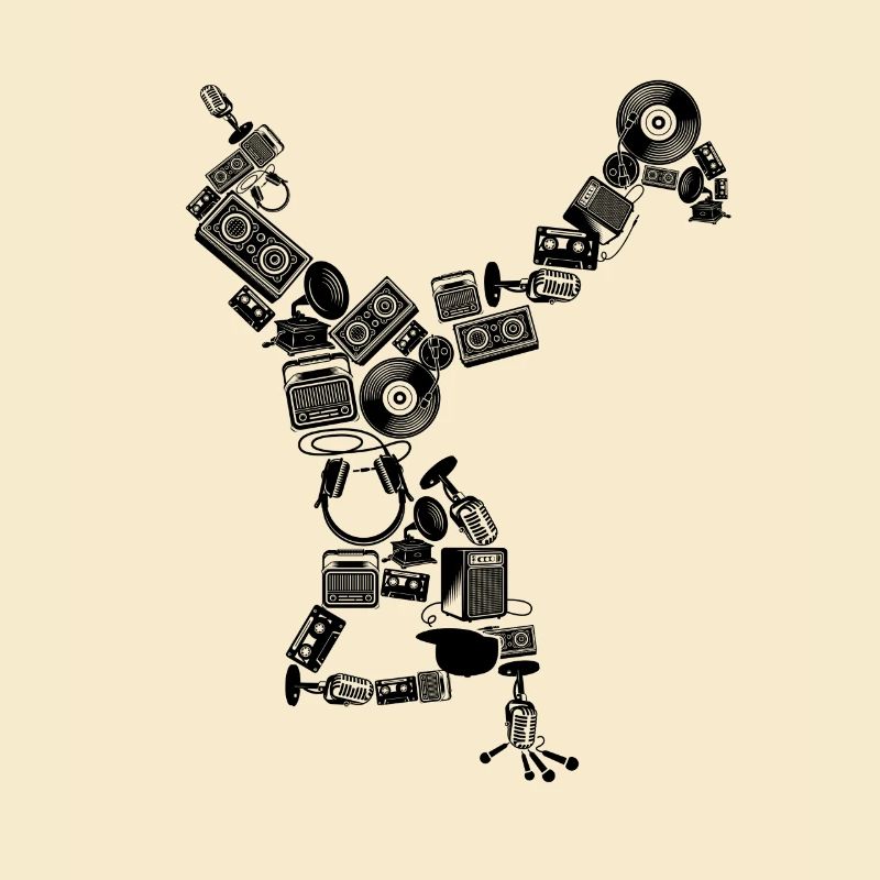 Breakdance B-Boy Dance 80s Breakdancing Dancer