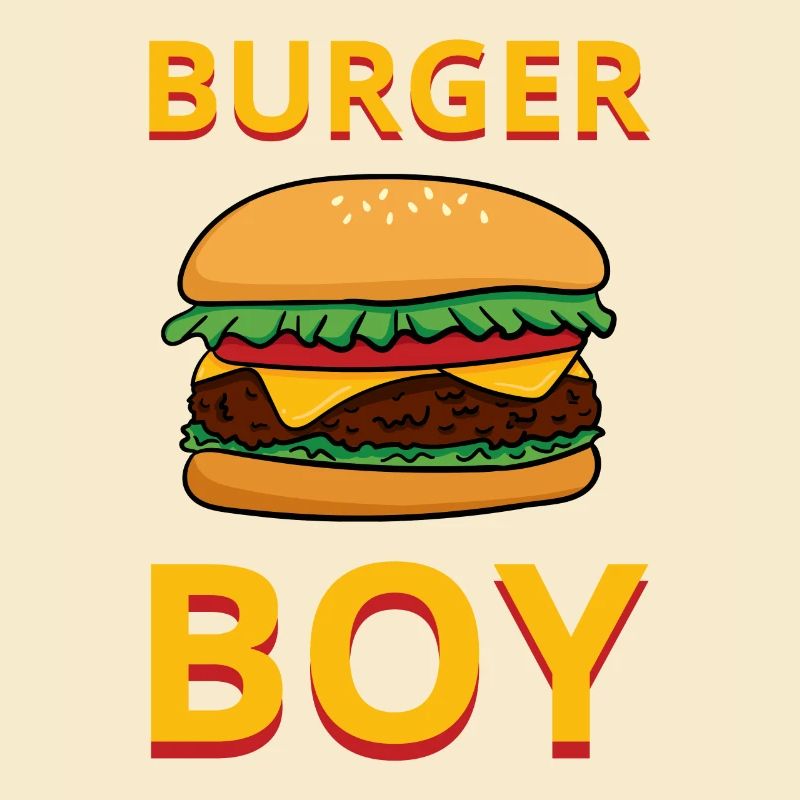 Burger Boy Hamburger Chef Restaurant