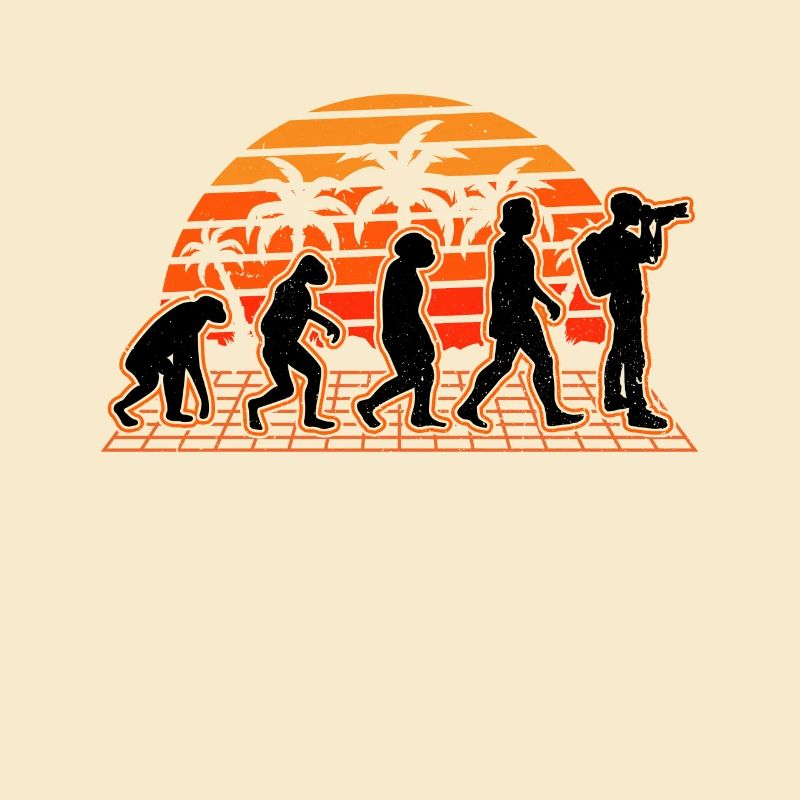 Photographer Evolution Sunset Camera Photojournalist