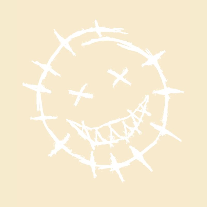 Smiley Stacheldraht Gesicht - barbed wire face