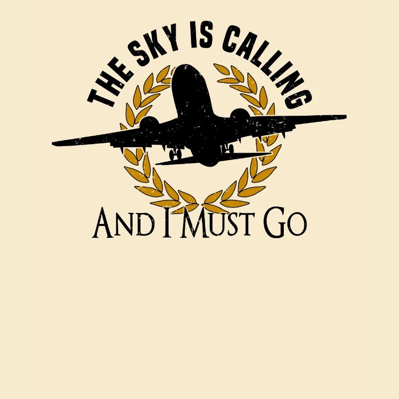 Pilot Airplane Powered Flyer Saying Hobby Pilot