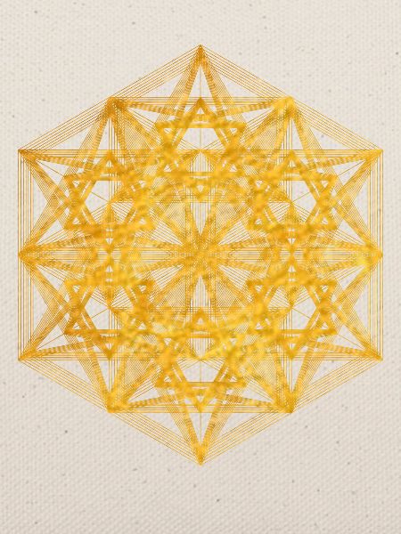 Geometrisch dimensionaler Metatrons Cube