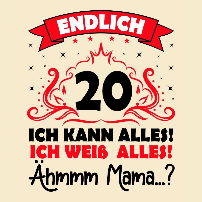20 Geburtstag Mädchen Junge Fun Geschenk lustig