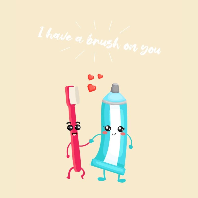Toothbrush & Toothpaste Pair Gift for Dentists