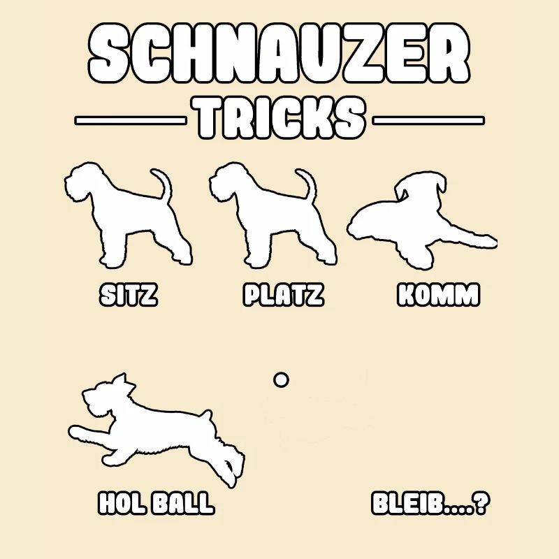Drôle de propriétaire de chien Schnauzer schnauzer géant schnauzer