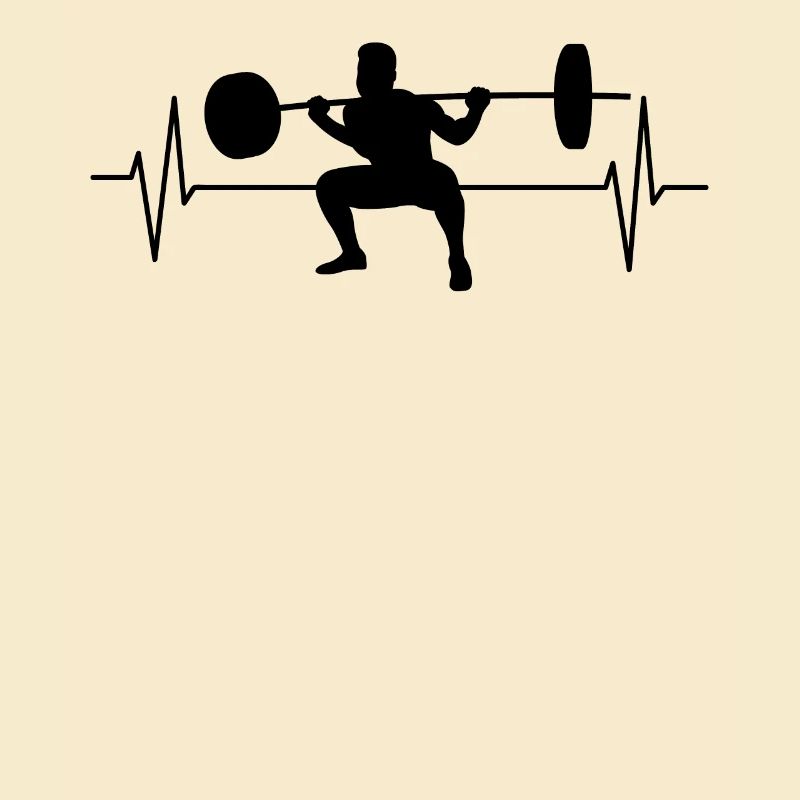 Bodybuilder Force Sport Squats Squats Cadeau
