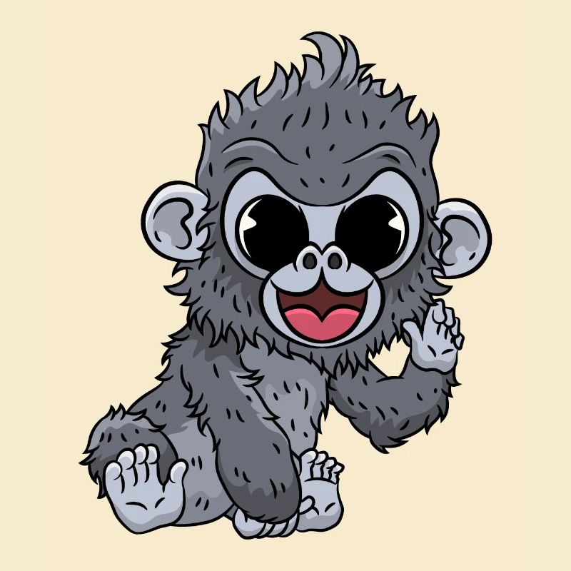 Gorilla Affe