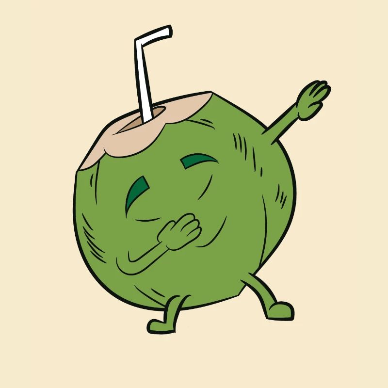 Noix de coco - DAB, dabbing, danser