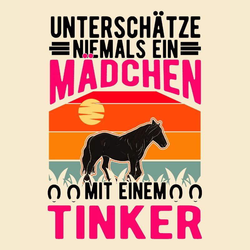 Irish Tinker Pferd Mädchen Tinkerpferd