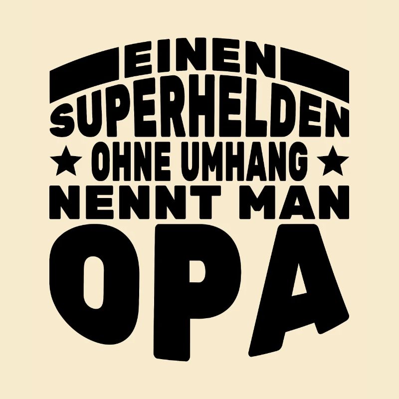 Opa Superheld Großvater Superhelden