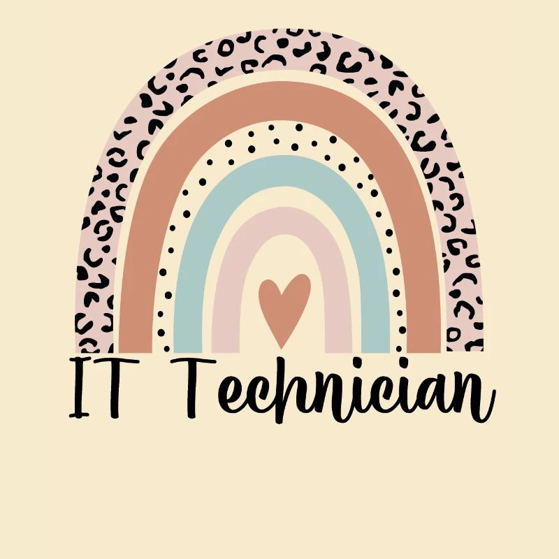 IT-Techniker Rainbow Leopard Lustiger IT-Techniker