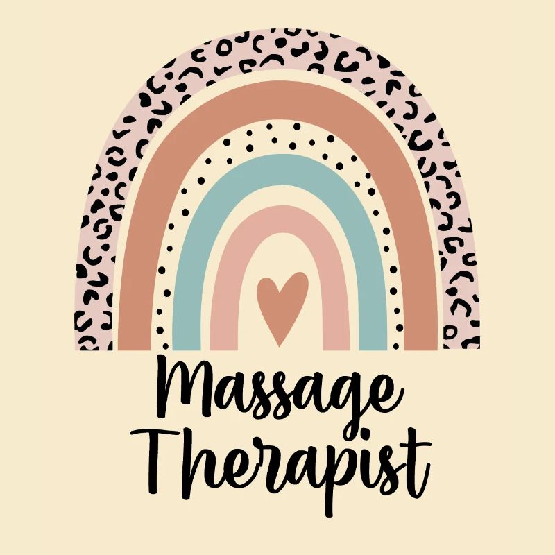 Massagetherapeut Regenbogen Leopard Lustiges Geschenk