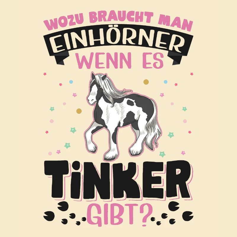 Irish Tinker Pferd Einhorn