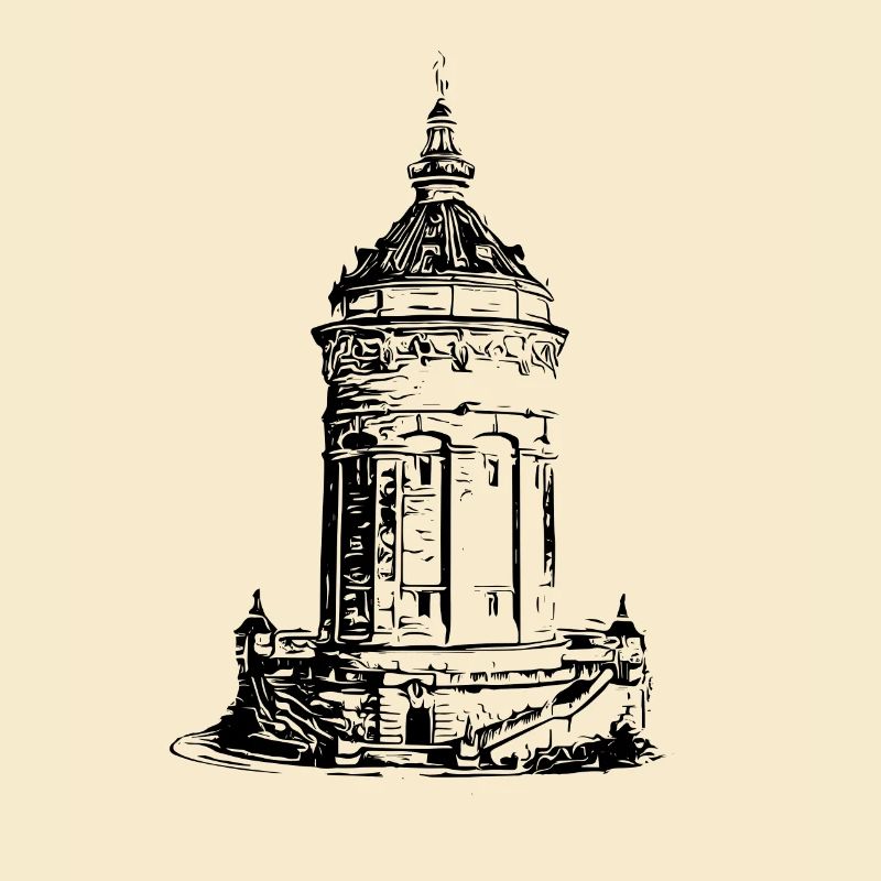 Château d’eau de Mannheim Mannheim