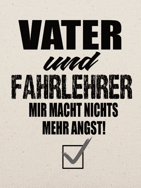 Vater und Fahrlehrer