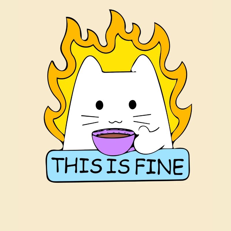 This Is Fine Cat