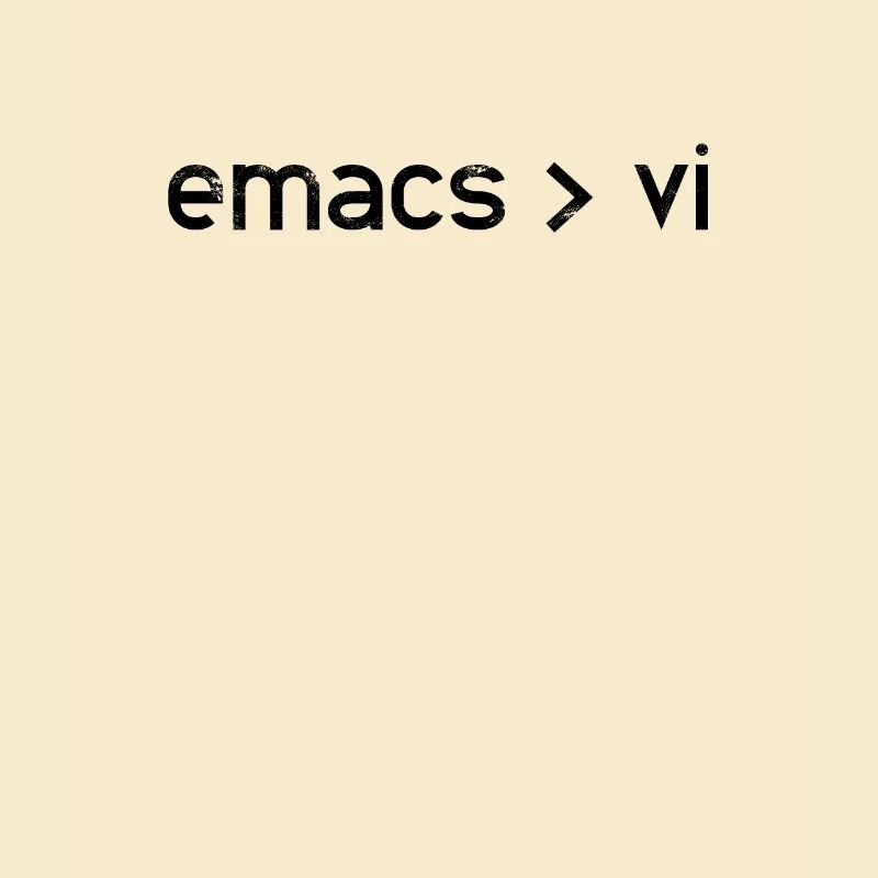Emacs > Vi - Entwickler von Computerprogrammierern