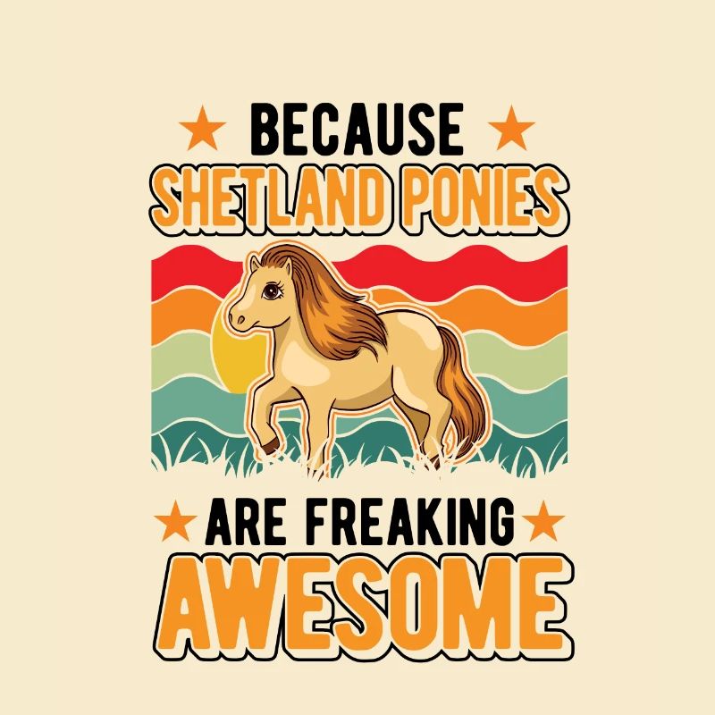 Parce que les poneys Shetland sont impressionnants