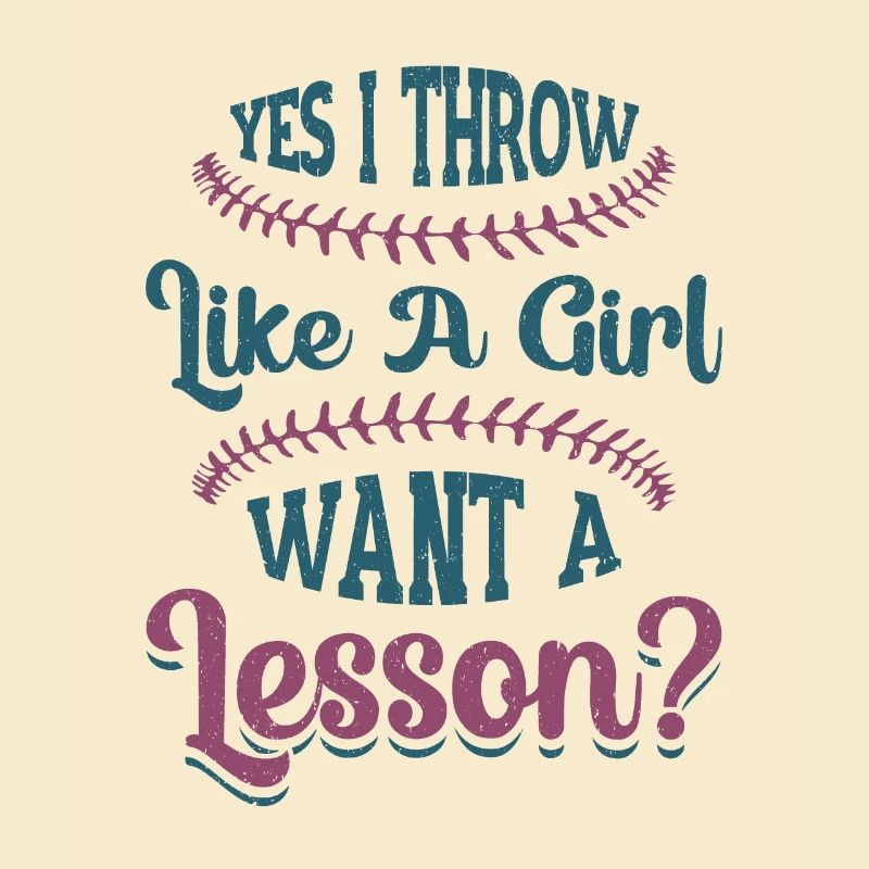 Ja Ich werfe wie ein Mädchen, will Eine Lektion