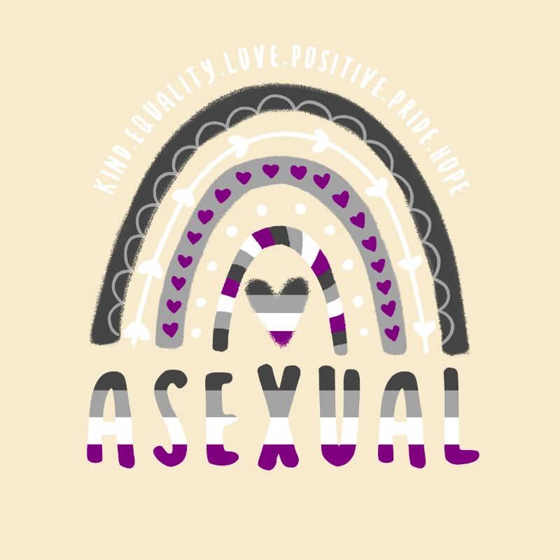 Asexual Saying Asexual Pride Ace Rainbow