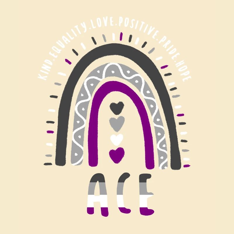 Ace Pride Boho Regenbogen
