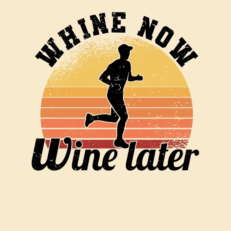 Marathon Runners Running Half Marathon Wine