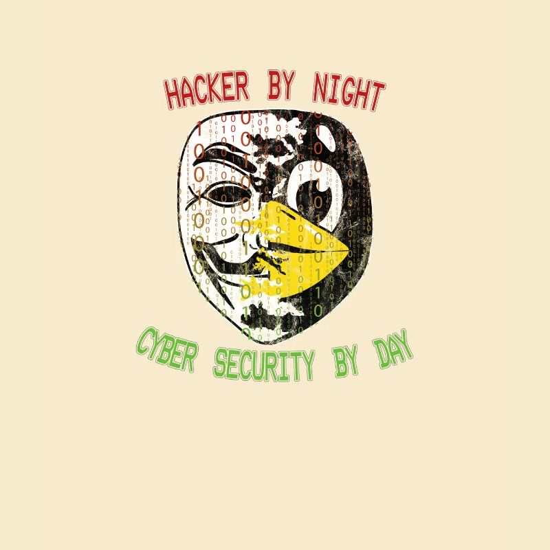 Coole Cyber Security Engineer Hacker Maske