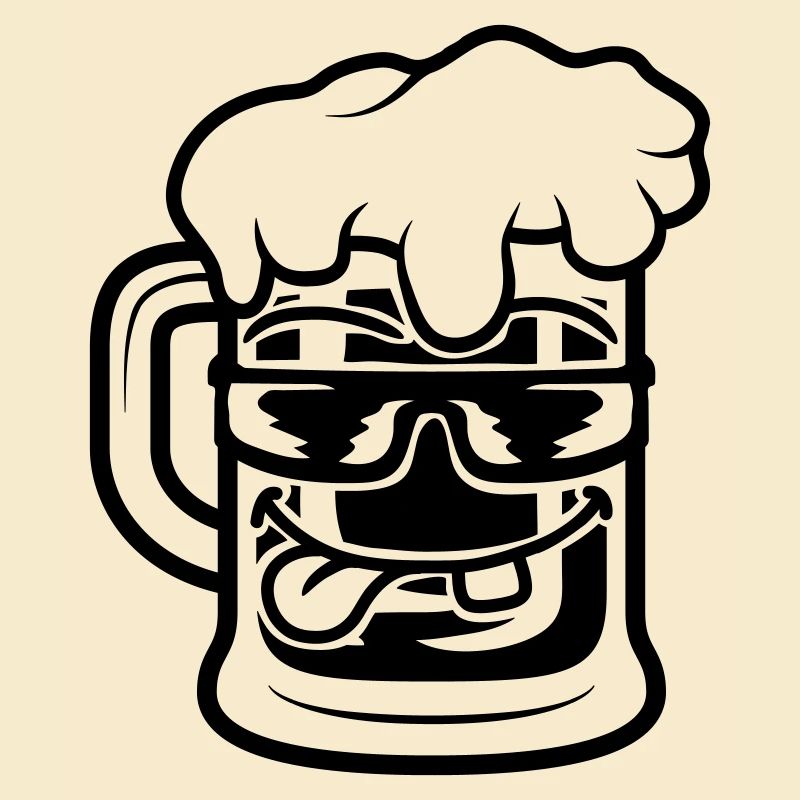 Mug de bière Cool Face