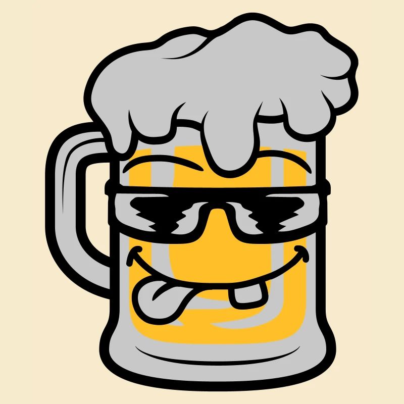 Tasse à bière Cool Face