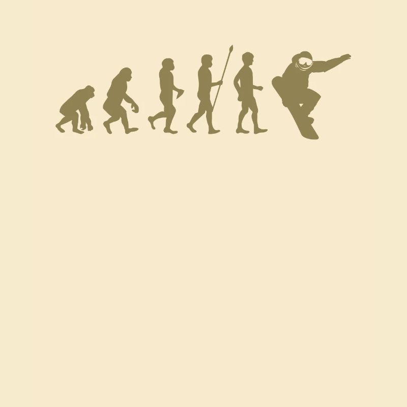 Snowboarder Evolution Geschenkidee