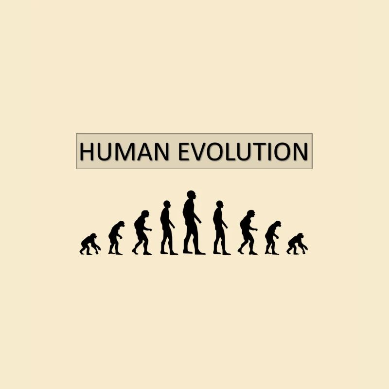 Human Evolution Lustiges Design