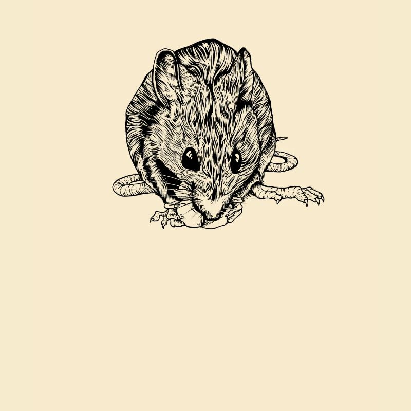 Zeichnung einer Ratte