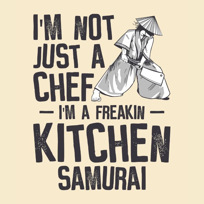 Chef Japanese Samurai Cooking Baking Meals