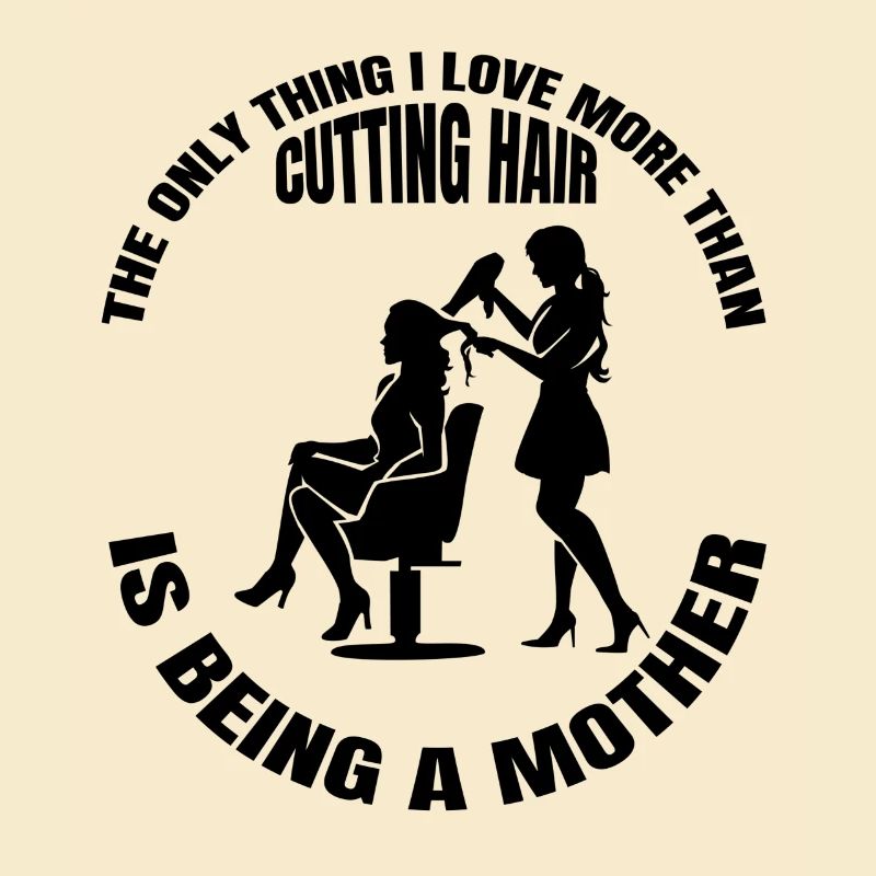 Frison Coiffeur Ciseaux Peigne Maman Ciseaux Mère