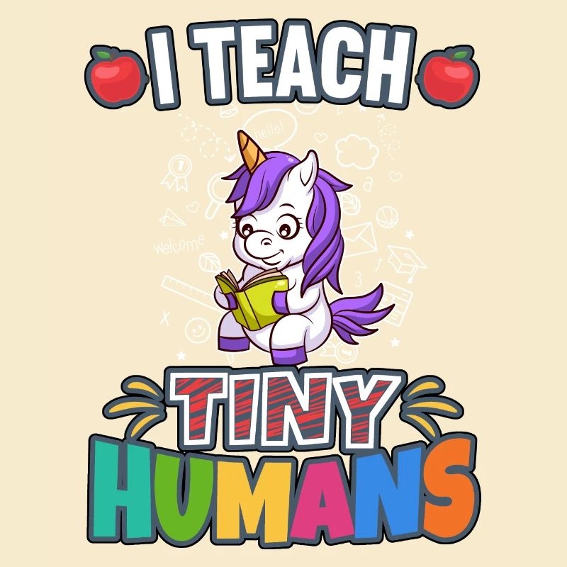 I Teach Tiny Humans Elementary School Teacher