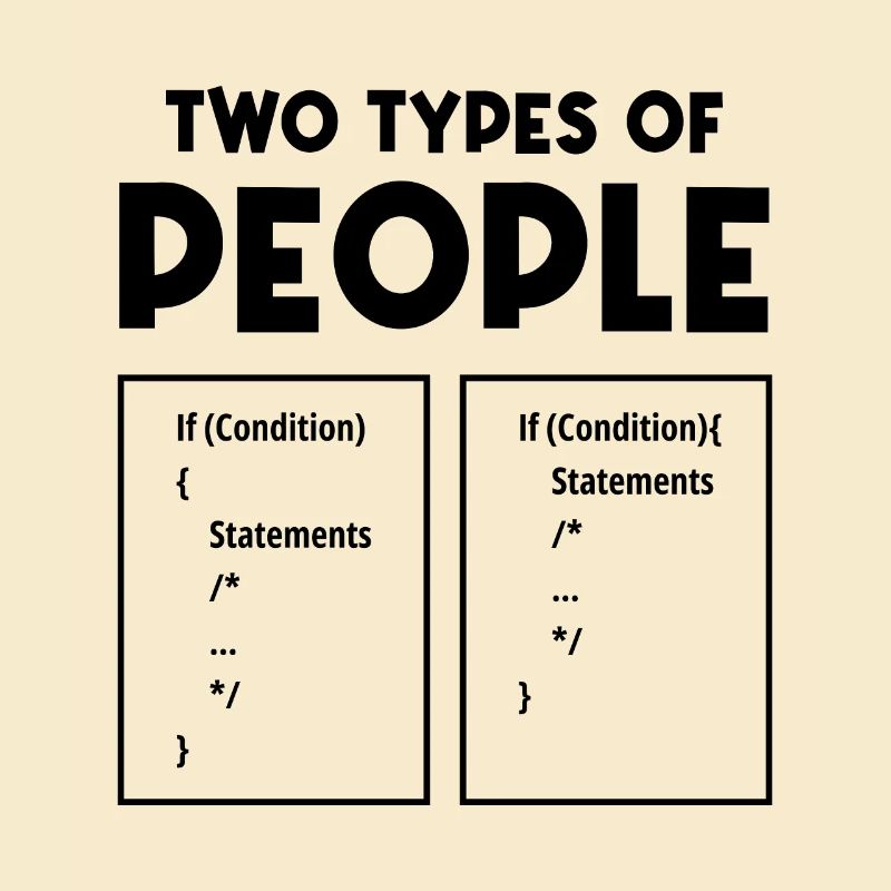 Two Types Of People Software Developer Programmer