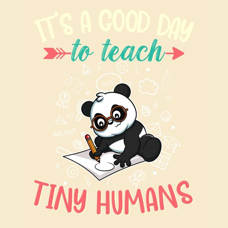 Bonne journée pour enseigner à Tiny Humans Enseignant élémentaire