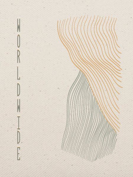 Weltweit Linien Kunst