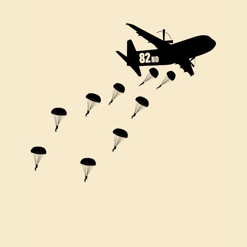 Fallschirmjäger 82ND Flugzeug Absprung