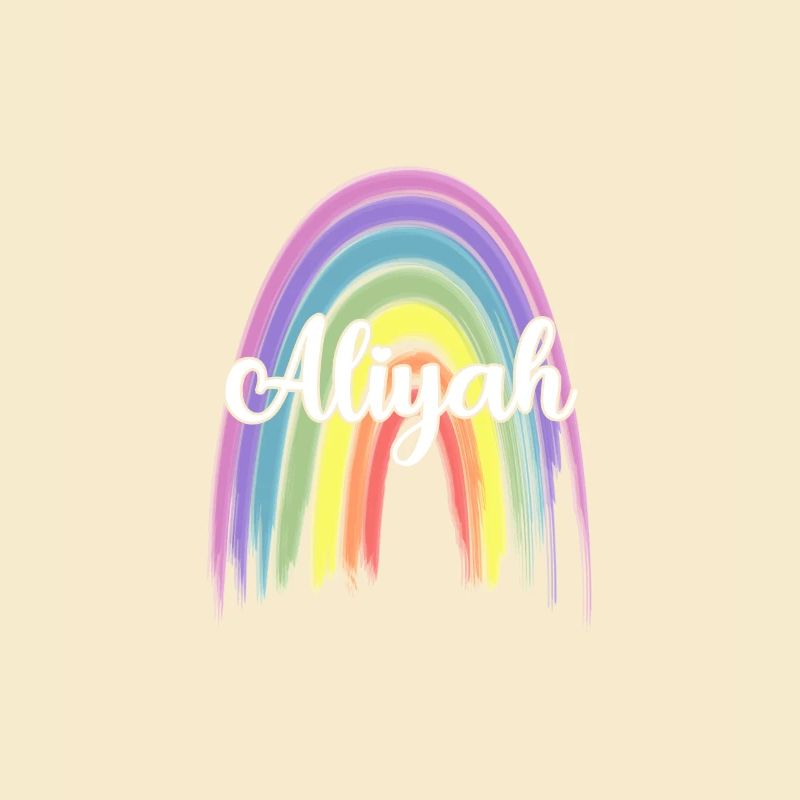 ALIYAH Rainbow Cursive
