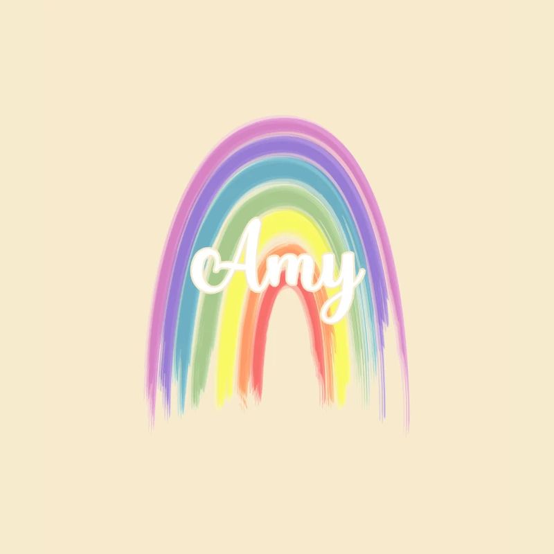 ADALYN Rainbow Cursive