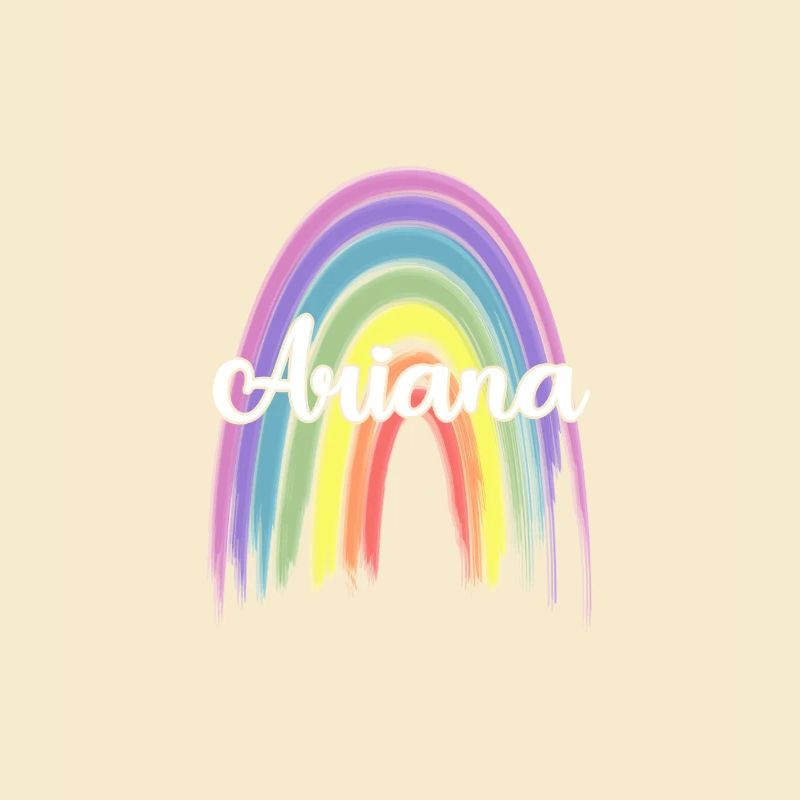 ARIANA Rainbow Cursive