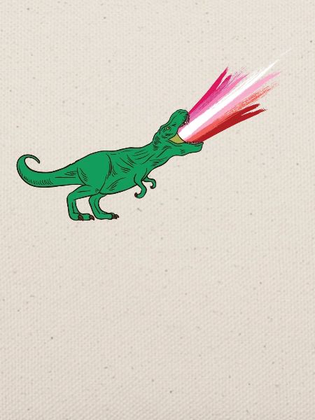 LGBTQ-Lippenstift-Flagge - Dinosaurier