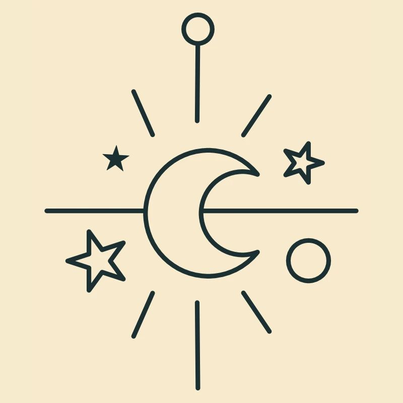 BOHO Central crescent moon