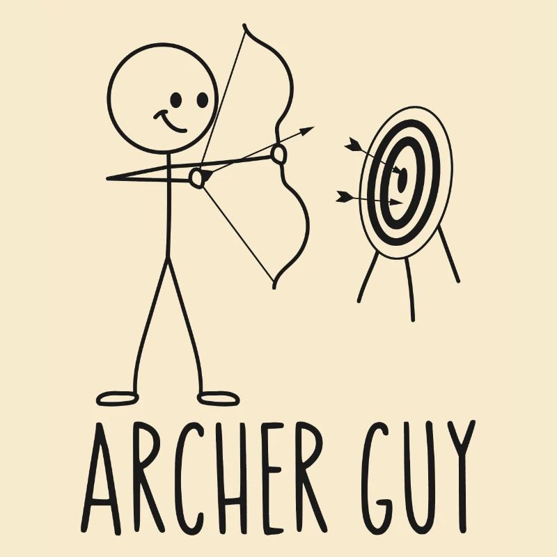 Arc de tir à l’arc Archer vintage