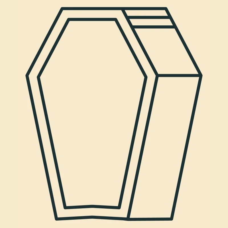 coffin shape in 3D