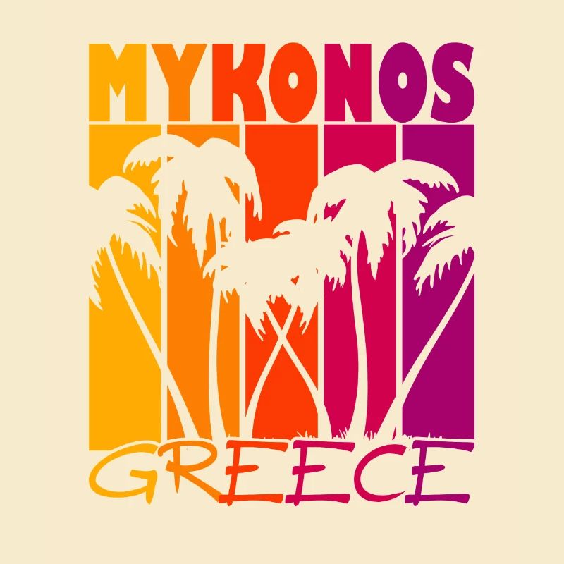Mykonos Grèce Coucher de soleil