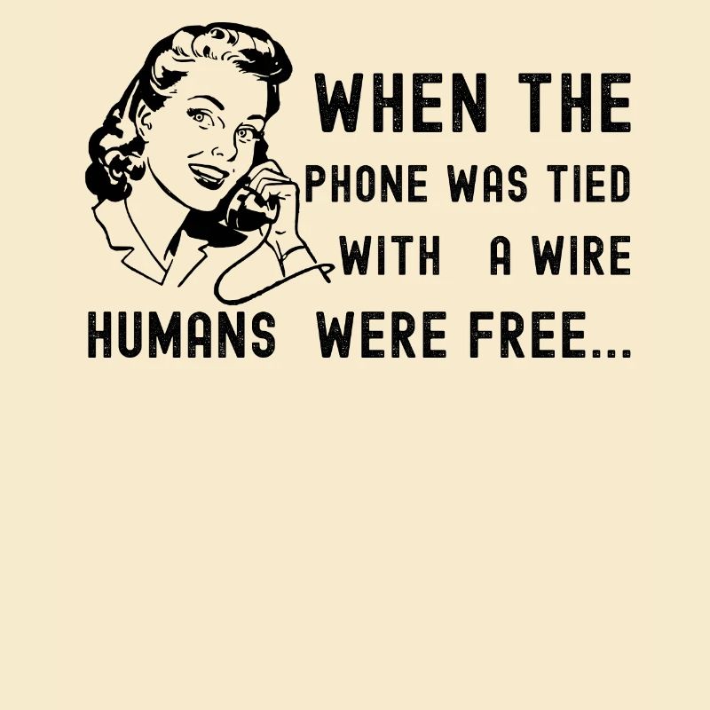 Retro-Mädchen-Telefonkabel aus den 90ern