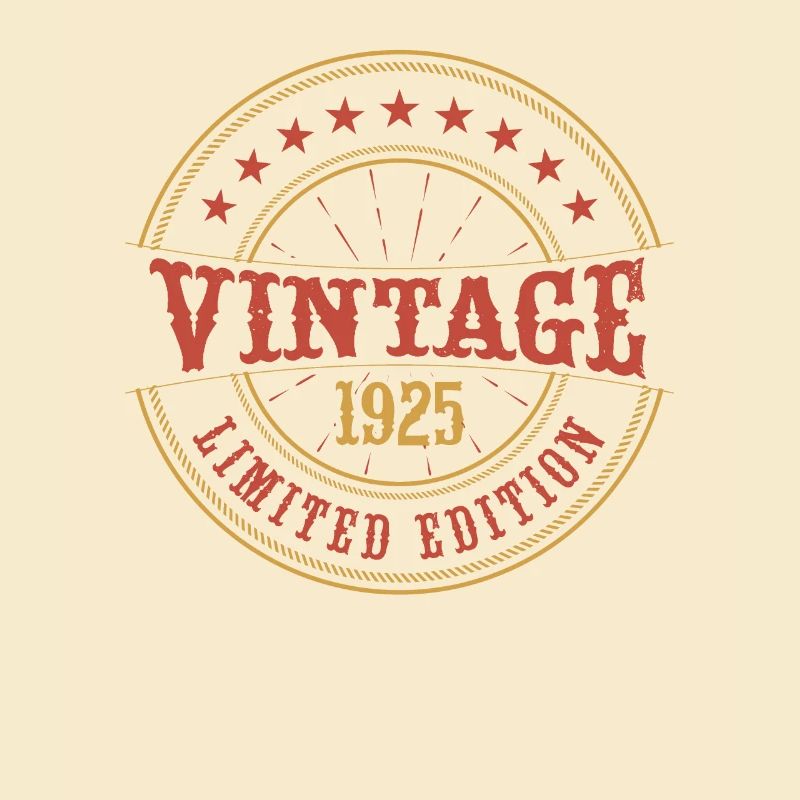 Vintage 1925 Vintage Anniversary Gift Idea 1925